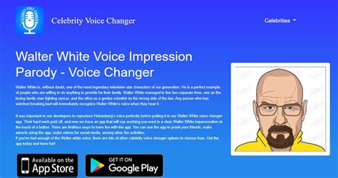 You may recall last year we shared a fun Spongebob Voice Generator from Fifteen. . Walter white voice text to speech